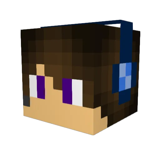 AaronR945 Minecraft avatar head, 3D render