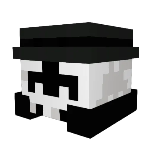 AaronRamsey_16 Minecraft avatar head, 3D render