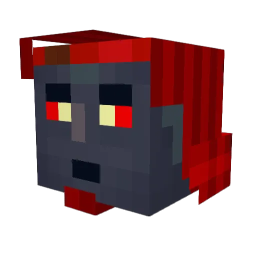 AaronTheAdmin Minecraft avatar head, 3D render