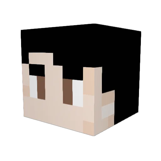 Aaron_2099 Minecraft avatar head, 3D render