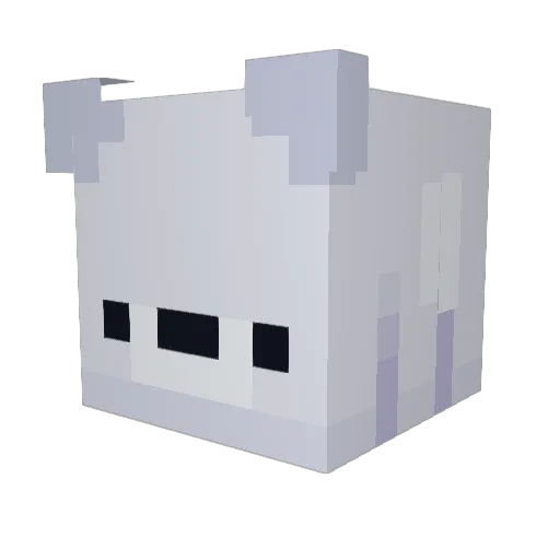 Aaronpoopy Minecraft avatar head, 3D render