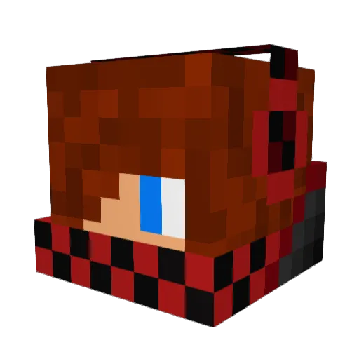 Aaronzua8a Minecraft avatar head, 3D render