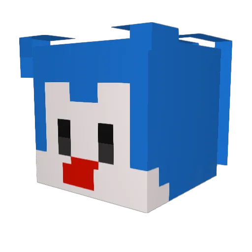 Aarush_YT Minecraft avatar head, 3D render