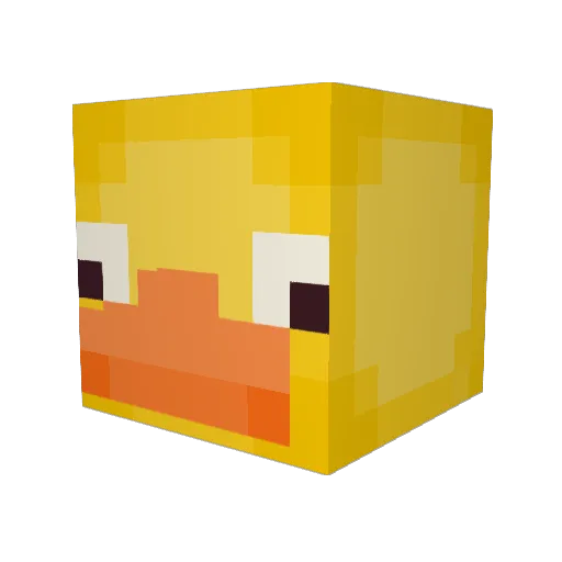 AatlasMC Minecraft avatar head, 3D render