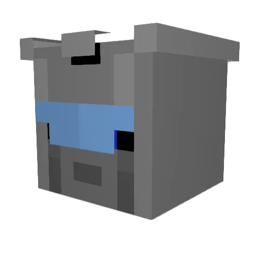 Aatrox343 Minecraft avatar head, 3D render