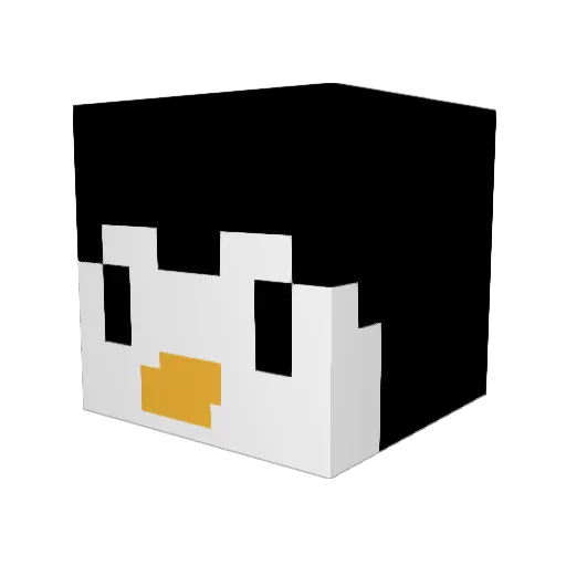 Aaziral Minecraft avatar head, 3D render