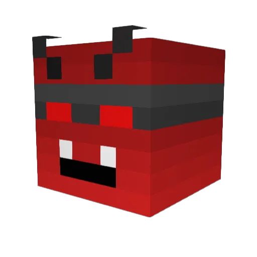 Abaddon91 Minecraft avatar head, 3D render