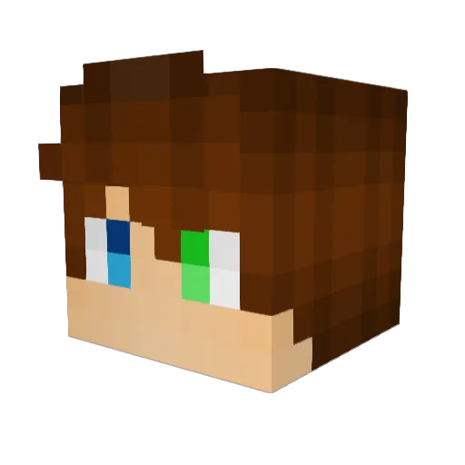 AbaddonTheFallen Minecraft avatar head, 3D render