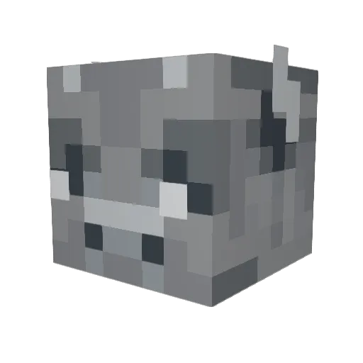 Abagel16 Minecraft avatar head, 3D render