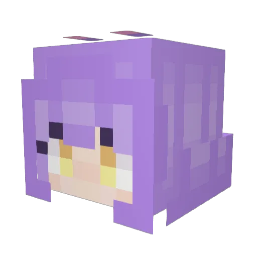 AbaloneSnail Minecraft avatar head, 3D render