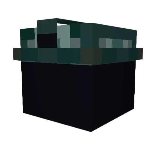 Abandum Minecraft avatar head, 3D render