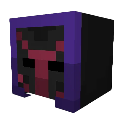 Abascantus Minecraft avatar head, 3D render