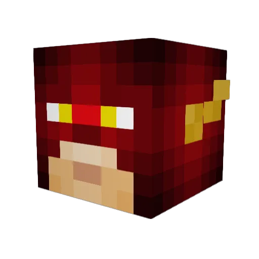 Abazona Minecraft avatar head, 3D render