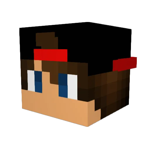 Abbaasso123 Minecraft avatar head, 3D render