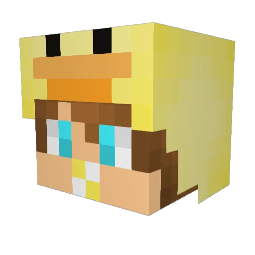 Abbasa812 Minecraft avatar head, 3D render