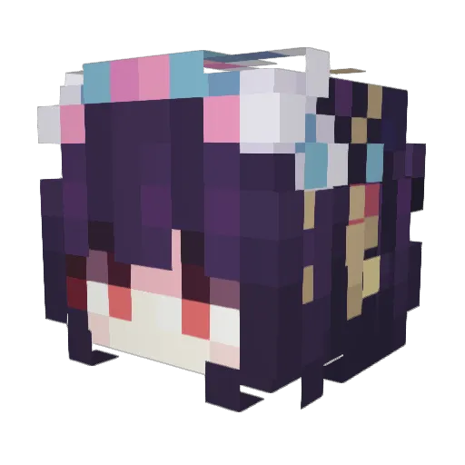 Abbeykinn Minecraft avatar head, 3D render