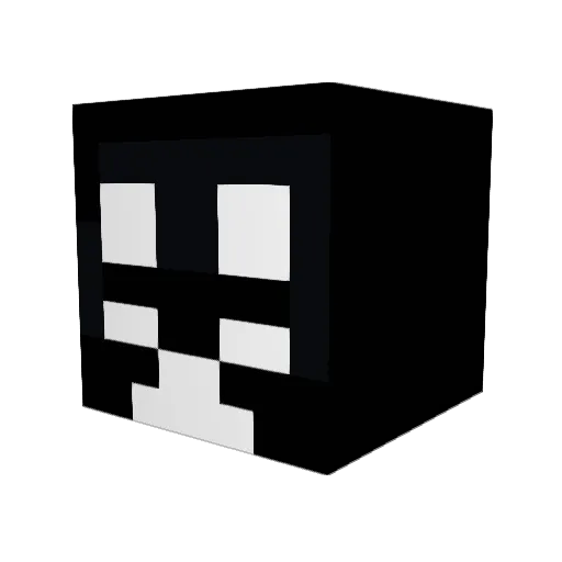 Abbibabb Minecraft avatar head, 3D render
