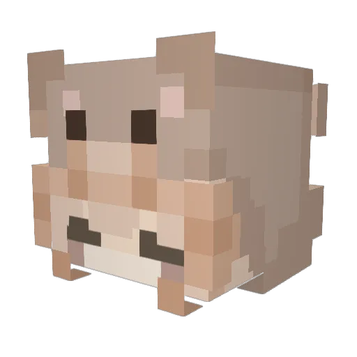 AbbieBug Minecraft avatar head, 3D render