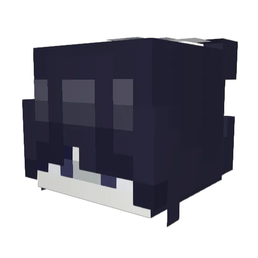 AbbieMal Minecraft avatar head, 3D render