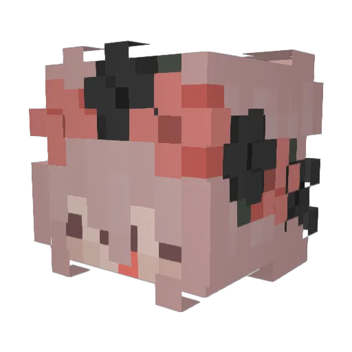 Abbotth Minecraft avatar head, 3D render