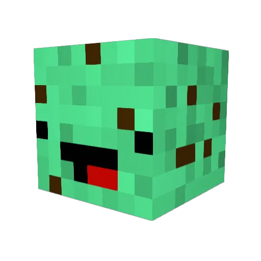 AbbyEstelle Minecraft avatar head, 3D render