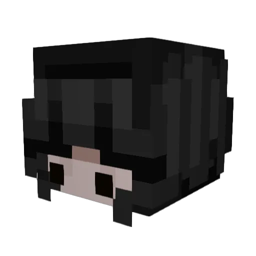 AbbyLMAO_ Minecraft avatar head, 3D render