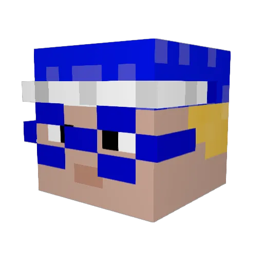 Abbyfletcher16 Minecraft avatar head, 3D render
