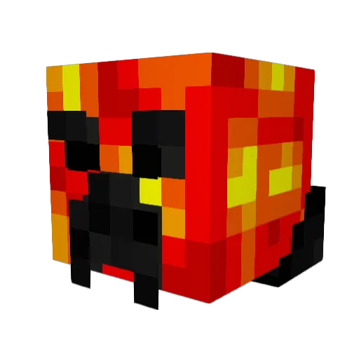 Abbygz Minecraft avatar head, 3D render