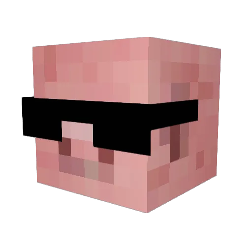 Abbytoddd Minecraft avatar head, 3D render