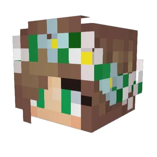 Abcrab05 Minecraft avatar head, 3D render