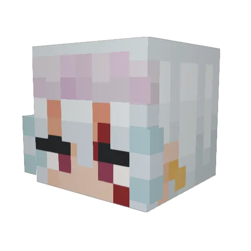 Abd019 Minecraft avatar head, 3D render