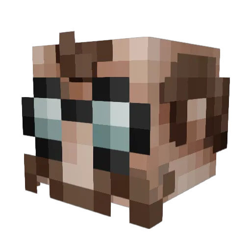 AbdallahQ8 Minecraft avatar head, 3D render