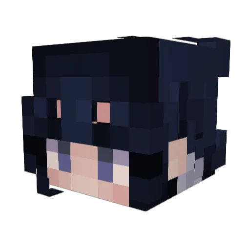 AbdelBL Minecraft avatar head, 3D render