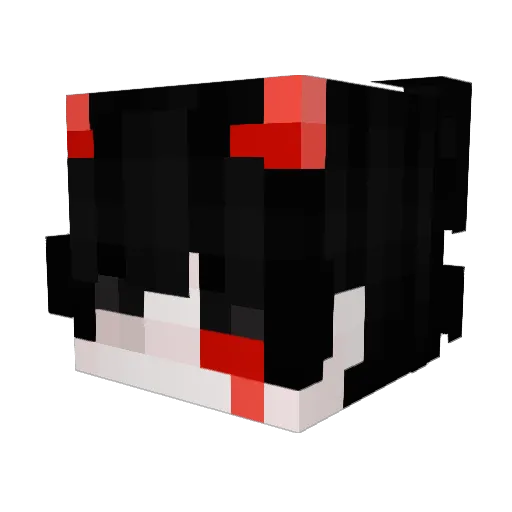 Abdelatif Minecraft avatar head, 3D render