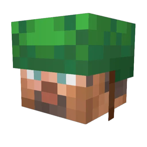 AbdiTheNarrator Minecraft avatar head, 3D render
