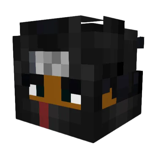 Abdiii Minecraft avatar head, 3D render