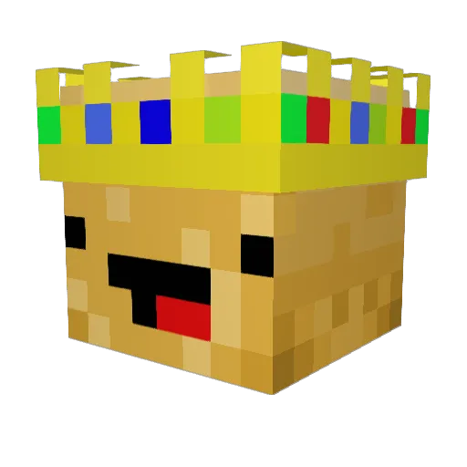 AbdoTime Minecraft avatar head, 3D render