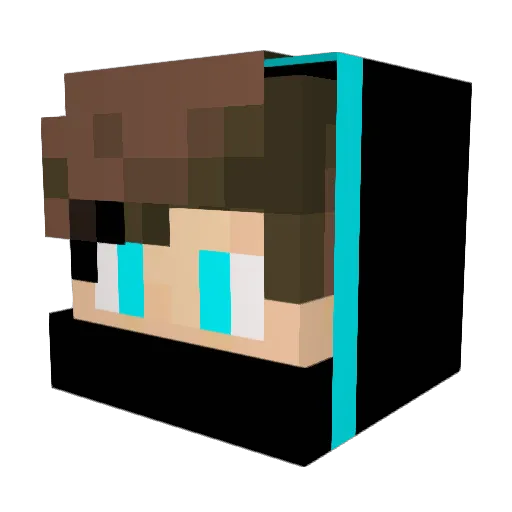 Abdo_GamingX Minecraft avatar head, 3D render