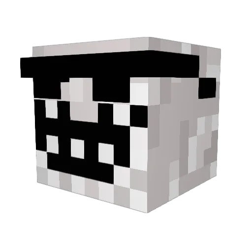 AbdollTroll Minecraft avatar head, 3D render