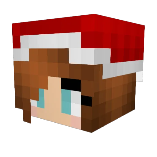 Abdonato Minecraft avatar head, 3D render