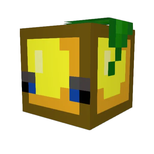 Abdony Minecraft avatar head, 3D render