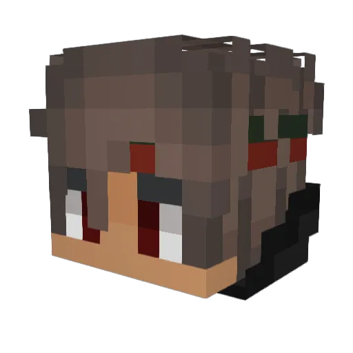 AbdouGamer_Yt Minecraft avatar head, 3D render