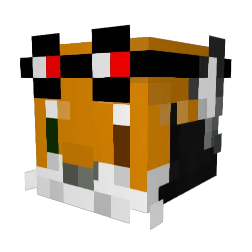 AbdulAlhazred Minecraft avatar head, 3D render