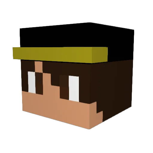 AbdulTNT21 Minecraft avatar head, 3D render