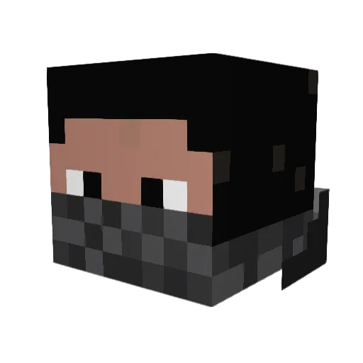 Abdullah3666 Minecraft avatar head, 3D render
