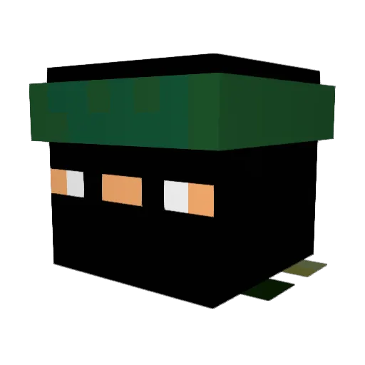 Abdullah_104 Minecraft avatar head, 3D render