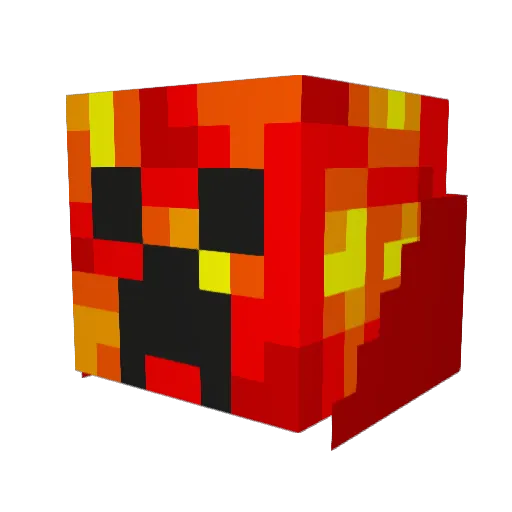 Abdullah_4 Minecraft avatar head, 3D render