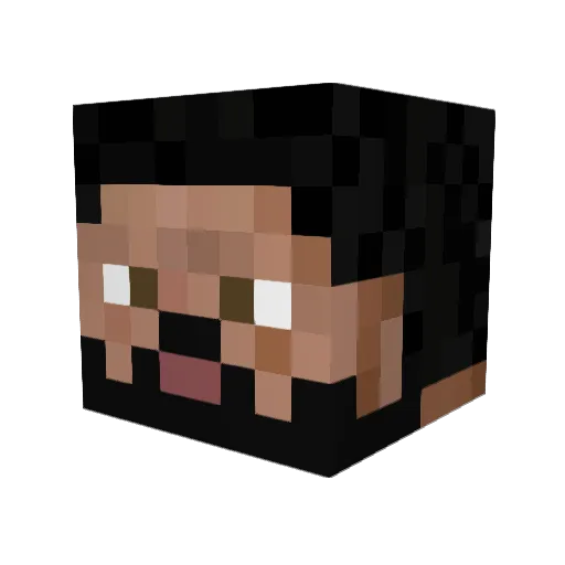 Abdullah_LP Minecraft avatar head, 3D render