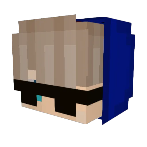 AbdulrhmanQY Minecraft avatar head, 3D render