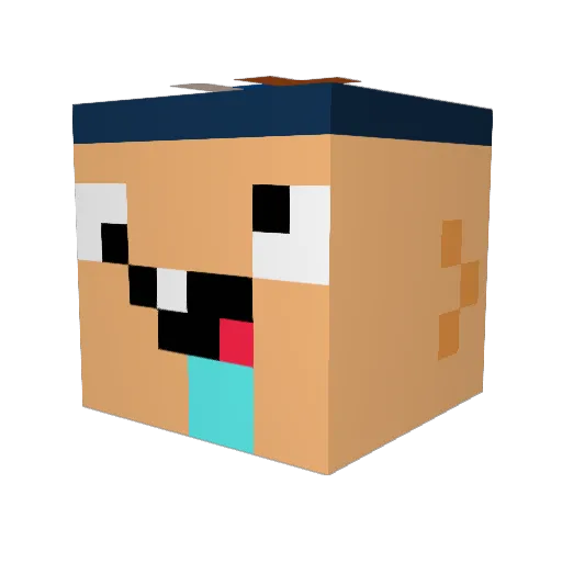 Abdvllah70 Minecraft avatar head, 3D render